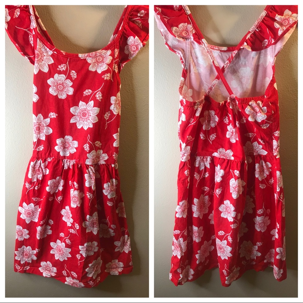 Girls Floral Summer Dress